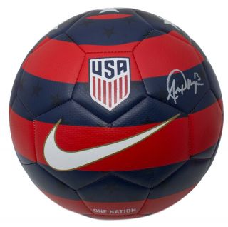 Alex Morgan Team Usa Signed Usa Red Blue Nike Soccer Ball Jsa