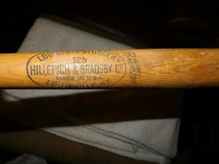 Al Kaline Hillerich & Bradsby Baseball Bat Louisville Slugger 125 AK4 34 