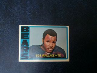 1972 Topps Football Bob Wallace 320 Exmt/nrmt Set