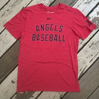 Mlb Anaheim Angels Baseball • Men’s Tri - Blend The Nike Tee Shirt Medium