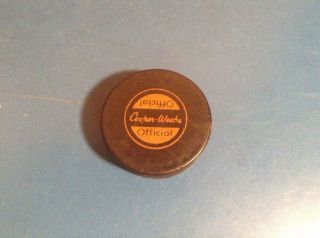 Vintage Nhl Official Cooper Hockey Puck Made In Czechoslovakia