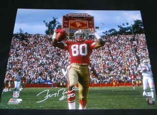 Jerry Rice Autographed Signed San Francisco 49ers Bowl Xix 16x20 Photo