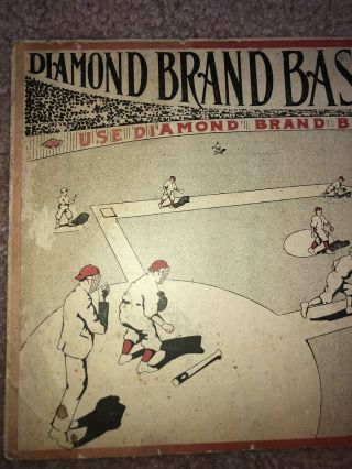Early 1900’s Diamond Keen Kutter Brand Baseball Goods Scorecard NrMt Not Scored 2
