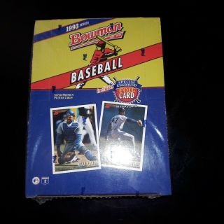 1993 Bowman Baseball Factory Hobby Box 24 Packs Cards
