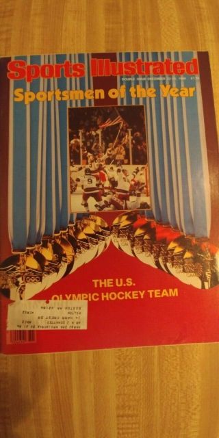 Sports Illustrated: Usa Hockey Team 12/22/80 Sportsmen Of The Year
