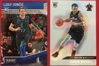 2018 - 19 Chronicles Luka Doncic Vanguard Rookie Card 481 Numbered To 81/99