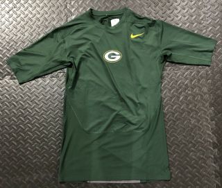 Green Bay Packers Game Worn Issued Nike Pro Dri Fit Shirt Size Xl