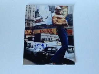 Star Billy Graham Wrestler Signed 8 X10 Flex Bicep Photo Awa