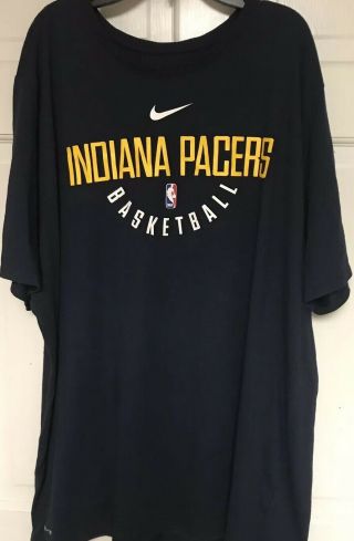 Nike Dri - Fit Athletic Cut Nba Indiana Pacers T - Shirt,  Men’s 3xl,  Blue