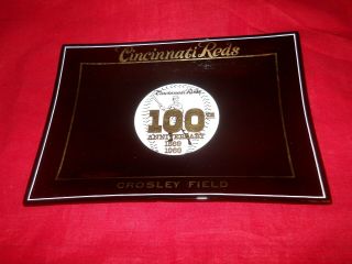 Vintage Cincinnati Reds,  Crosley Field,  100th Anniversary Ash Tray