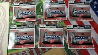 2008 Stanley Cup Champions Detroit Red Wings Decals