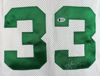 Celtics Larry Bird Authentic Signed White Jersey Autographed BAS or PSA 2