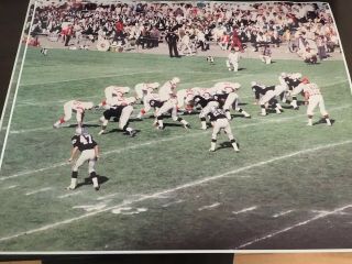 Boston Patriots Vs Oakland Raiders1963 Frank Youell Field 16x20 Photograph