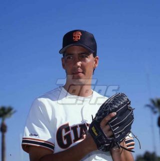 1990 Topps Baseball Color Negative.  Russ Swan Giants