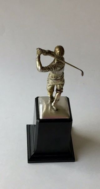 Silverplate Golf Trophy,  Golfer in Knickers 2