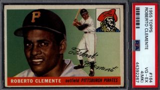 1955 Topps 164 Roberto Clemente Rookie Hof Pirates Psa 4 (mk) 698607