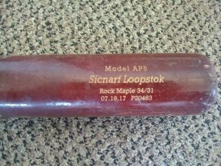 Sicnarf Loopstok Game Bat Cleveland Indians 2