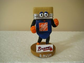 Atlanta Braves Home Depot " B - Rush " Mini Bobblehead (kids Only Sga) 5 - 19 - 19