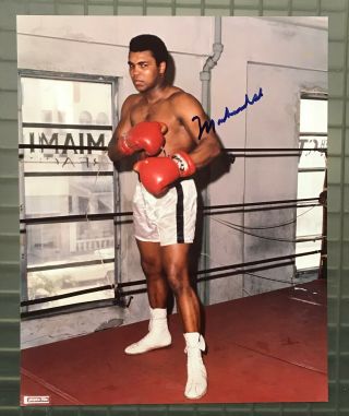 Muhammad Ali Signed 8x10 Boxing Photo Autographed Auto Sgc Loa Hof