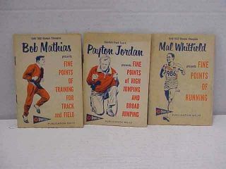 3 Union 76 Sports Club Booklets 6,  8,  36 Fine Points Of Track & Field