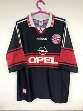 Bayern Munich 1997 1998 1999 Adidas Away Football Soccer Shirt Jersey Trikot 9