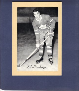 1944 - 63 Beehive Group Ii Photos 419 Ed Litzenberger Toronto Maple Leafs