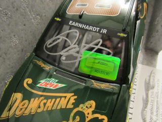 Autographed 2015 Dale Earnhardt Jr 88 Dewshine Signed 1/24 Diecast Car