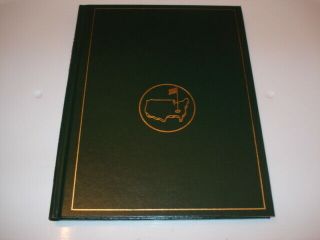 1995 Golf Masters Annual Green Book Signed By Jay Hebert