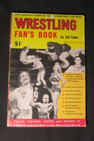 Rare Oldschool Wrestling Book With Photos And Stories 1953