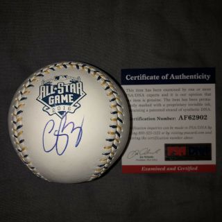 Corey Seager Signed Autographed 2016 All Star Game Asg Baseball Psa Dna