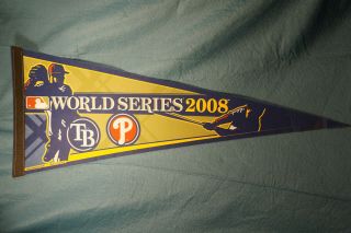 2008 Philadelphia Phillies Tampa Bay Rays World Series Mlb Wincraft Pennant