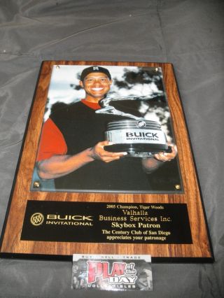 Tiger Woods 2005 Buick Invitational Champion Photo Plaque Mancave Special