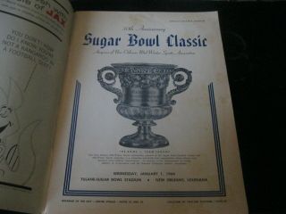 Ole Miss vs Alabama 30th sugar bowl Tulane Sugar bowl stadium 1964 2