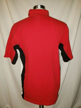 NFL Kansas City Chiefs Vintage Red Black White Golf Polo Shirt XL 5