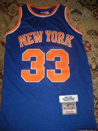 Patrick Ewing York Knicks 33 Jersey Mitchell/ness Size Is 50 2xl