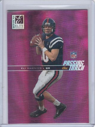 2004 Elite Passing The Torch Eli Manning 947/1000 Rookie Rc