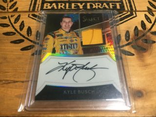 Kyle Busch Autograph Select Tye Dye Single 12 / 24 Nascar