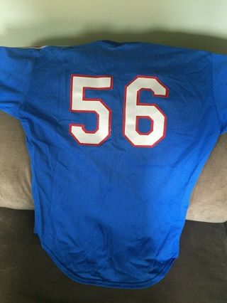 Authentic Texas Rangers Batting Practice Jersey Late 80 ' s/Early 90 ' s 6