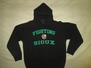Vintage Und Fighting Sioux Ovb Hoodie Med.  Pullover Hockey,  Ncaa Grand Forks Nd
