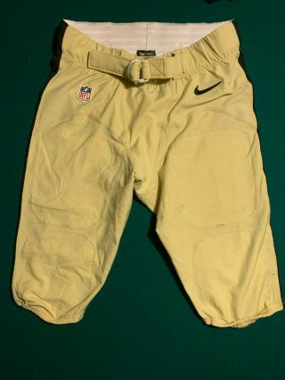 Orleans SAINTS Size 40 Game Worn / Issued Football Pants w/ Belt 2