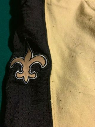 Orleans SAINTS Size 40 Game Worn / Issued Football Pants w/ Belt 4