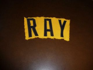 Johnny Ray 1981 - 87 Pittsburgh Pirates Game Worn Name Plate Off Jersey.