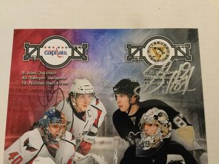 Alex Ovechkin Sidney Crosby Autograph Auto Signed Winter Classic 8x10 Global 2