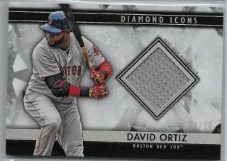 2019 Topps Diamond Icons David Ortiz Game Relic Jersey Card /10 Red Sox