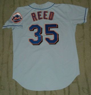 York Mets Rick Reed 1999 Game Worn Road Jersey (pirates Twins Royals)