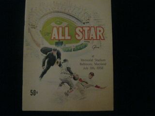 All Stars Game At Memorial Stadium Baltimore Maryland 1958