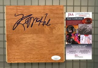 Kevin Mchale Signed Hardwood Floorboard Floor Piece Autographed Jsa Hof