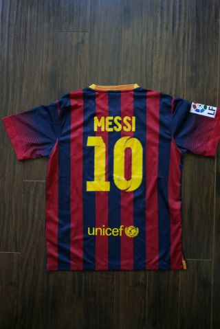 Nike Dri Fit Lionel Messi Barcelona Kit Jersey 5