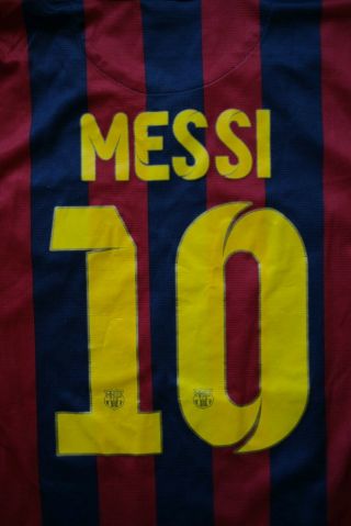 Nike Dri Fit Lionel Messi Barcelona Kit Jersey 6
