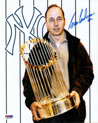 Brian Cashman Autographed Signed 8x10 Photo York Yankees Psa/dna 16746